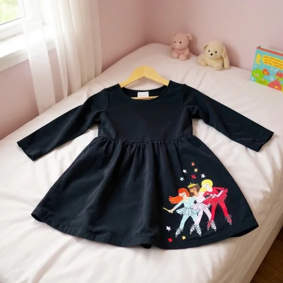 Hanna Andersson Appliqué Art Dress - Picture 3 of 10